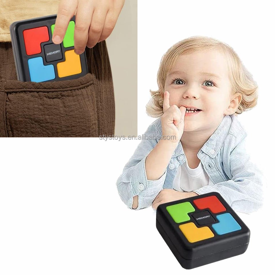 Electronic Memory Game for Kids – Handheld Light & Sound Toy | YS16124004 - with | Sold by Uncle Wiener's Wholesale