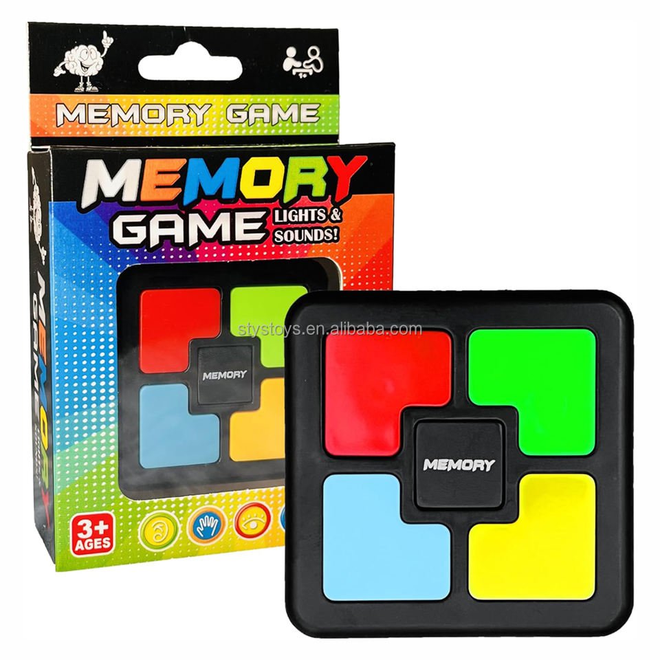 Electronic Memory Game for Kids – Handheld Light & Sound Toy | YS16124004 - with | Sold by Uncle Wiener's Wholesale