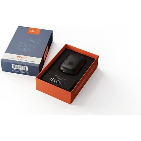 Elgin Rebel True Wireless Earbuds, 25 dB Noise Reduction Bluetooth Headphone, Microphone, 12 Hour Battery Life, IP65 Water Resistant, OSHA Compliant Hearing Protection for Work - with Black | Sold by Uncle Wiener's Wholesale