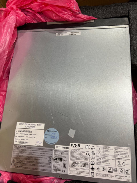 EMC 078 - 000 - 122(Model: 5P1550GR) XtremIO 1100W Battery Backup w batteries rails & bezel vt, top and front scratches - with | Sold by Uncle Wiener's Wholesale
