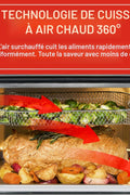 Emeril Lagasse Friteuse à air comprimé extra large, 25 fonctions de cuisson et commandes numériques, 7 accessoires inclus, finition en acier inoxydable, capacité de 26 l - with | Sold by Uncle Wiener's Wholesale