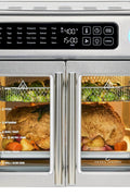 Emeril Lagasse Friteuse à air comprimé extra large, 25 fonctions de cuisson et commandes numériques, 7 accessoires inclus, finition en acier inoxydable, capacité de 26 l - with | Sold by Uncle Wiener's Wholesale