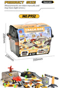 Engineer Track Set with Storage Case – 189 Pcs Construction Play Set 1912124 - with | Sold by Uncle Wiener's Wholesale