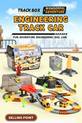 Engineer Track Set with Storage Case – 189 Pcs Construction Play Set 1912124 - with | Sold by Uncle Wiener's Wholesale