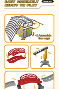 Engineer Track Set with Storage Case – 189 Pcs Construction Play Set 1912124 - with | Sold by Uncle Wiener's Wholesale
