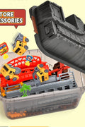 Engineer Track Set with Storage Case – 189 Pcs Construction Play Set 1912124 - with | Sold by Uncle Wiener's Wholesale