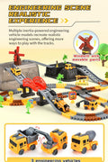 Engineer Track Set with Storage Case – 189 Pcs Construction Play Set 1912124 - with | Sold by Uncle Wiener's Wholesale
