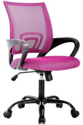 Ergonomic Office Chair with Lumbar Support and Adjustable Height – Comfortable Computer Desk Chair for Adults - with Pink | Sold by Uncle Wiener's Wholesale
