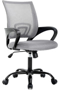 Ergonomic Office Chair with Lumbar Support and Adjustable Height – Comfortable Computer Desk Chair for Adults - with Gray | Sold by Uncle Wiener's Wholesale