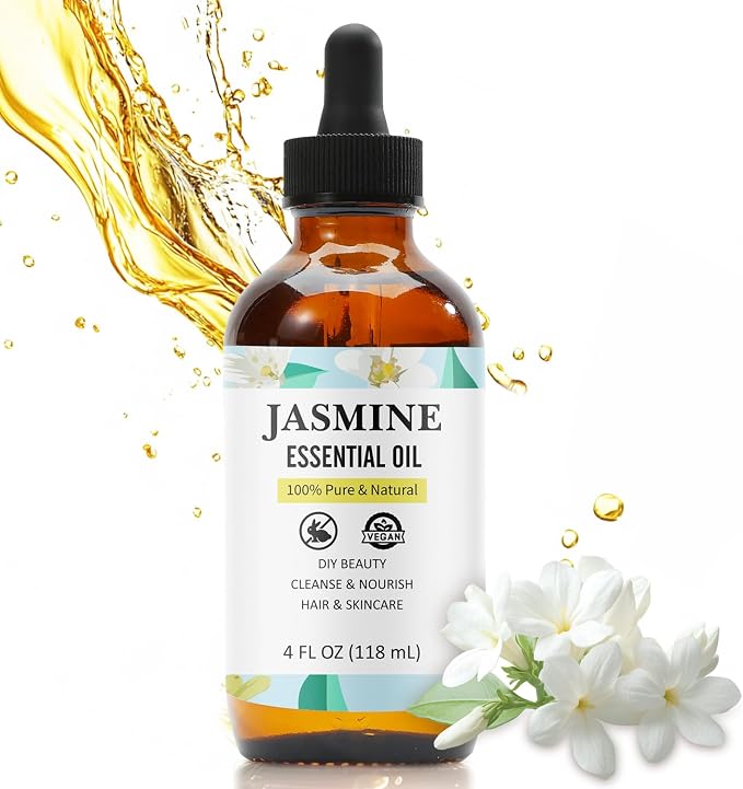 Essential Oil – 4 fl oz / 118 mL Pure Aromatherapy Oil for Diffusers, Humidifiers, Candle Making, Massage and DIY Projects - Home products with Jasmine | Sold by Uncle Wiener's Wholesale