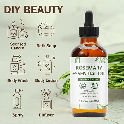 Essential Oil – 4 fl oz / 118 mL Pure Aromatherapy Oil for Diffusers, Humidifiers, Candle Making, Massage and DIY Projects - Home products with Jasmine | Sold by Uncle Wiener's Wholesale
