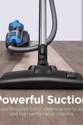 Eureka WhirlWind Bagless Canister 2.5L Vacuum Cleaner, Lightweight Vac for Carpets and Hard Floors, NEN110A, Blue - with Blue | Sold by Uncle Wiener's Wholesale