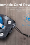 Eureka WhirlWind Bagless Canister 2.5L Vacuum Cleaner, Lightweight Vac for Carpets and Hard Floors, NEN110A, Blue - with Blue | Sold by Uncle Wiener's Wholesale