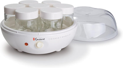 Euro Cuisine YM80 Yogurt Maker,White 9.6 Inch, used, good condition - with | Sold by Uncle Wiener's Wholesale