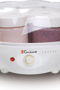 Euro Cuisine YM80 Yogurt Maker,White 9.6 Inch, used, good condition - with | Sold by Uncle Wiener's Wholesale