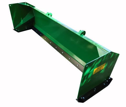 Euro John Deere Tractor Snow Box Blade 8 FT & 10 FT Snow Pusher Attachment - with 8 FT BLADE | Sold by Uncle Wiener's Wholesale