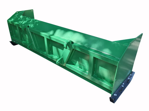 Euro John Deere Tractor Snow Box Blade 8 FT & 10 FT Snow Pusher Attachment - with 8 FT BLADE | Sold by Uncle Wiener's Wholesale