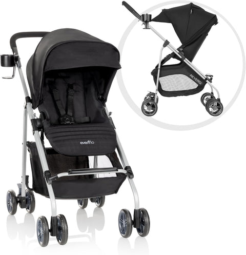 Evenflo Reversi Lightweight Reversible Stroller (Altair Black) - with | Sold by Uncle Wiener's Wholesale