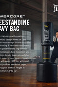 Everlast P00002200 Powercore Free Standing Ergonomic Indoor Home Gym Rounded Heavy Duty Fitness Training Boxing MMA Punching Bag - with One Size | Sold by Uncle Wiener's Wholesale