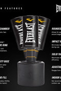 Everlast P00002200 Powercore Free Standing Ergonomic Indoor Home Gym Rounded Heavy Duty Fitness Training Boxing MMA Punching Bag - with One Size | Sold by Uncle Wiener's Wholesale