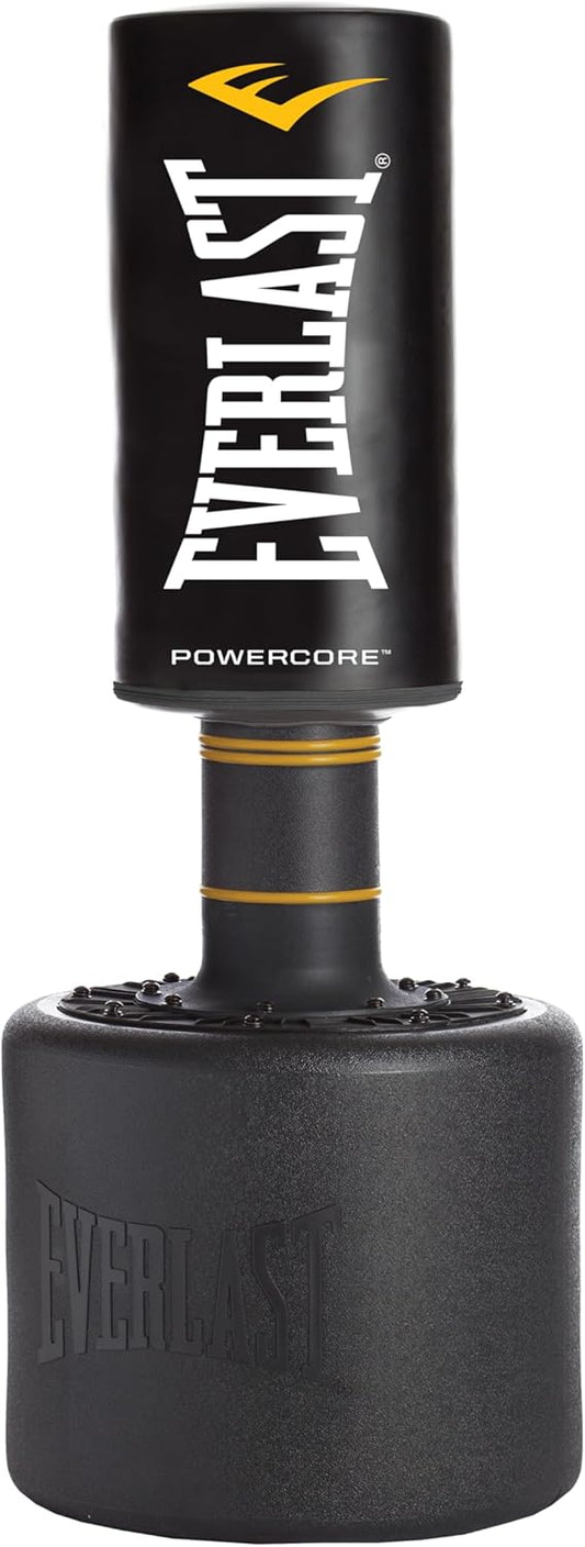 Everlast P00002200 Powercore Free Standing Ergonomic Indoor Home Gym Rounded Heavy Duty Fitness Training Boxing MMA Punching Bag - with One Size | Sold by Uncle Wiener's Wholesale