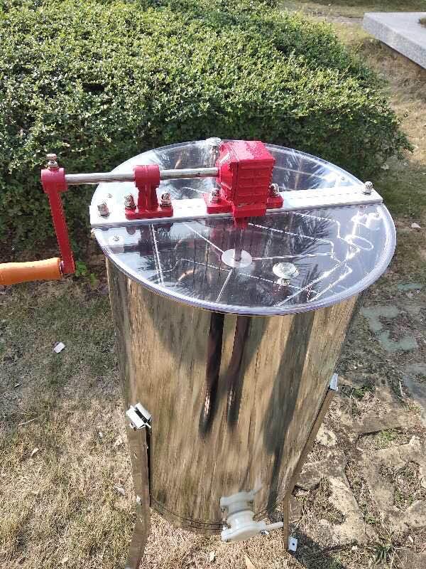 EW 3 - Frame Stainless Steel Honey Extractor – Beekeeping Equipment for Efficient Honey Harvest HEX3F - with | Sold by Uncle Wiener's Wholesale