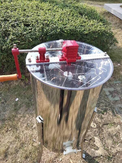 EW 3 - Frame Stainless Steel Honey Extractor – Beekeeping Equipment for Efficient Honey Harvest HEX3F - with | Sold by Uncle Wiener's Wholesale