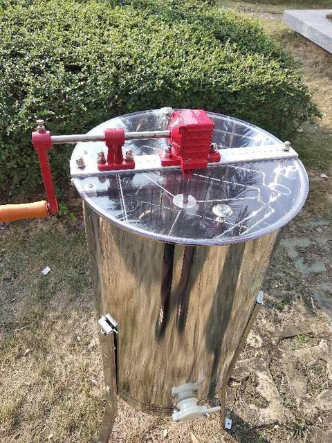 EW 3 - Frame Stainless Steel Honey Extractor – Beekeeping Equipment for Efficient Honey Harvest HEX3F - with | Sold by Uncle Wiener's Wholesale