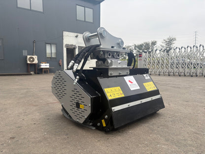 Excavator Flail Mower 800 mm (31.5 in) Heavy Duty for 5–8 Ton Excavators – HEFL80 - with | Sold by Uncle Wiener's Wholesale