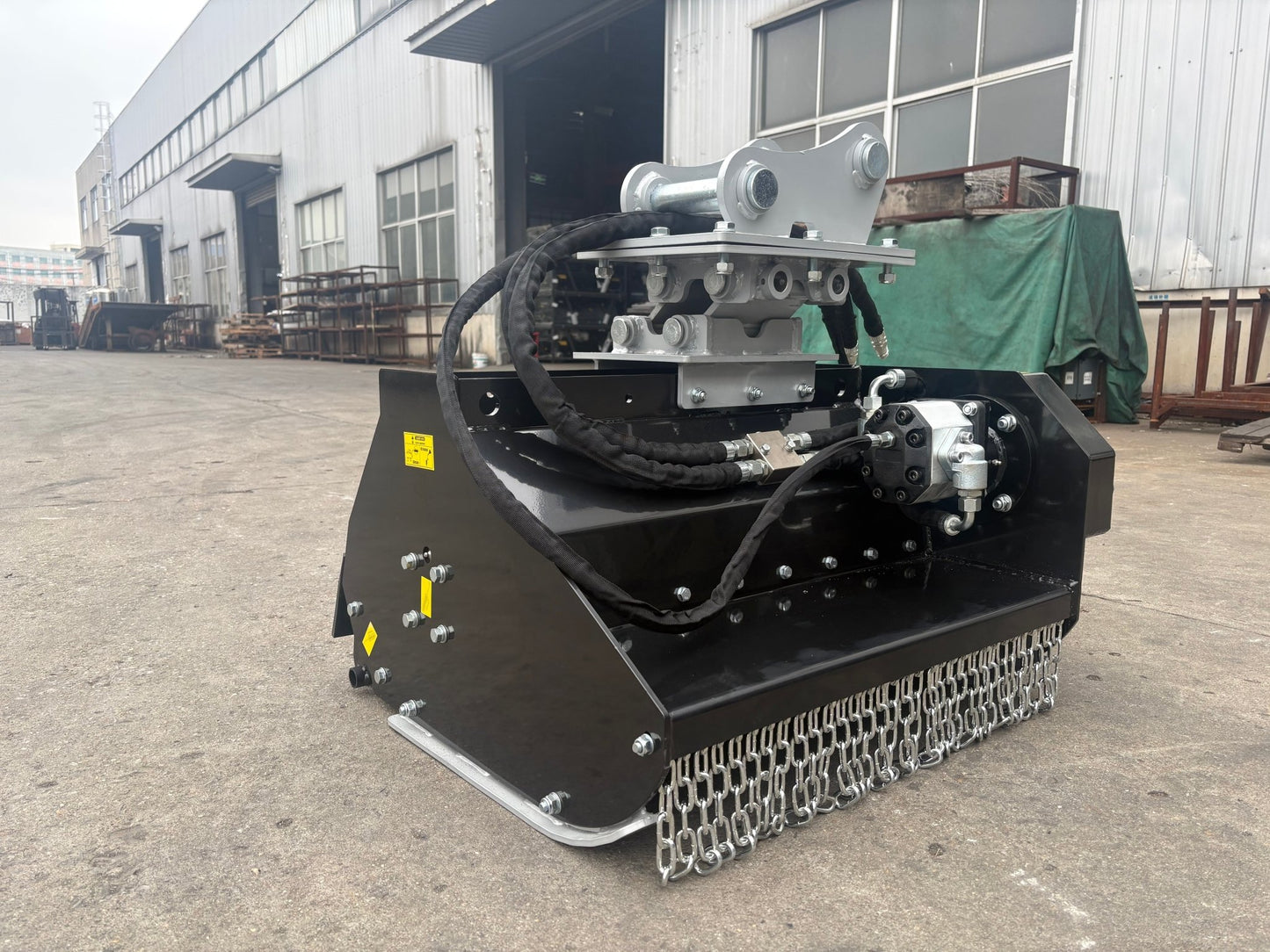 Excavator Flail Mower 800 mm (31.5 in) Heavy Duty for 5–8 Ton Excavators – HEFL80 - with | Sold by Uncle Wiener's Wholesale