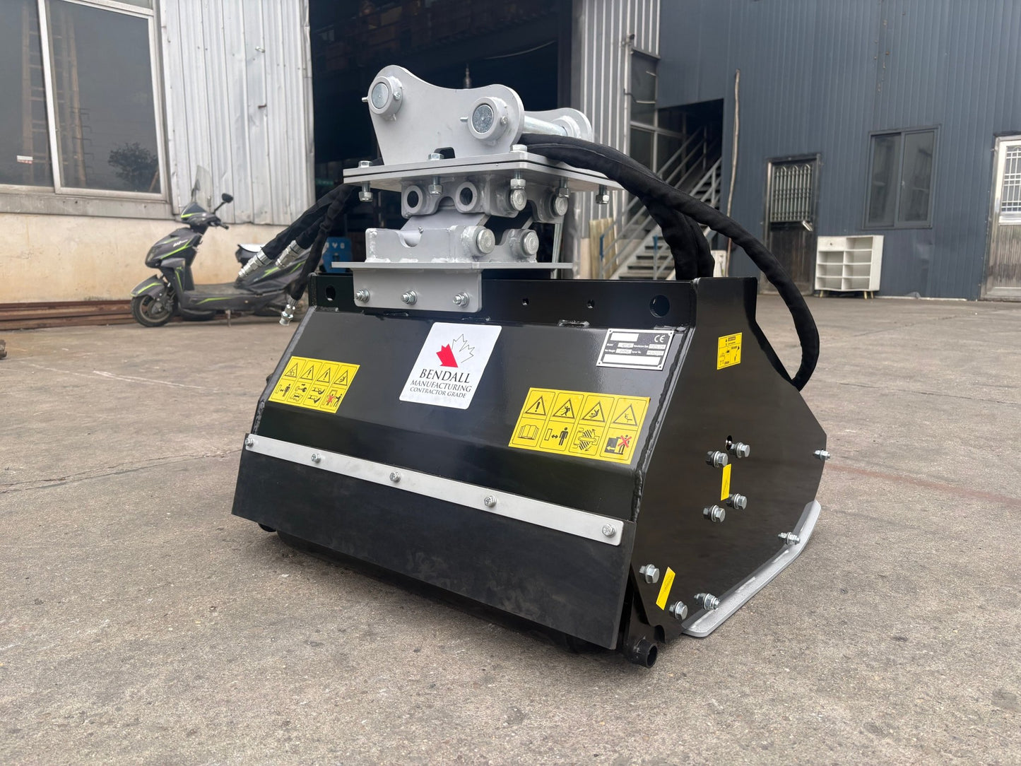 Excavator Flail Mower 800 mm (31.5 in) Heavy Duty for 5–8 Ton Excavators – HEFL80 - with | Sold by Uncle Wiener's Wholesale