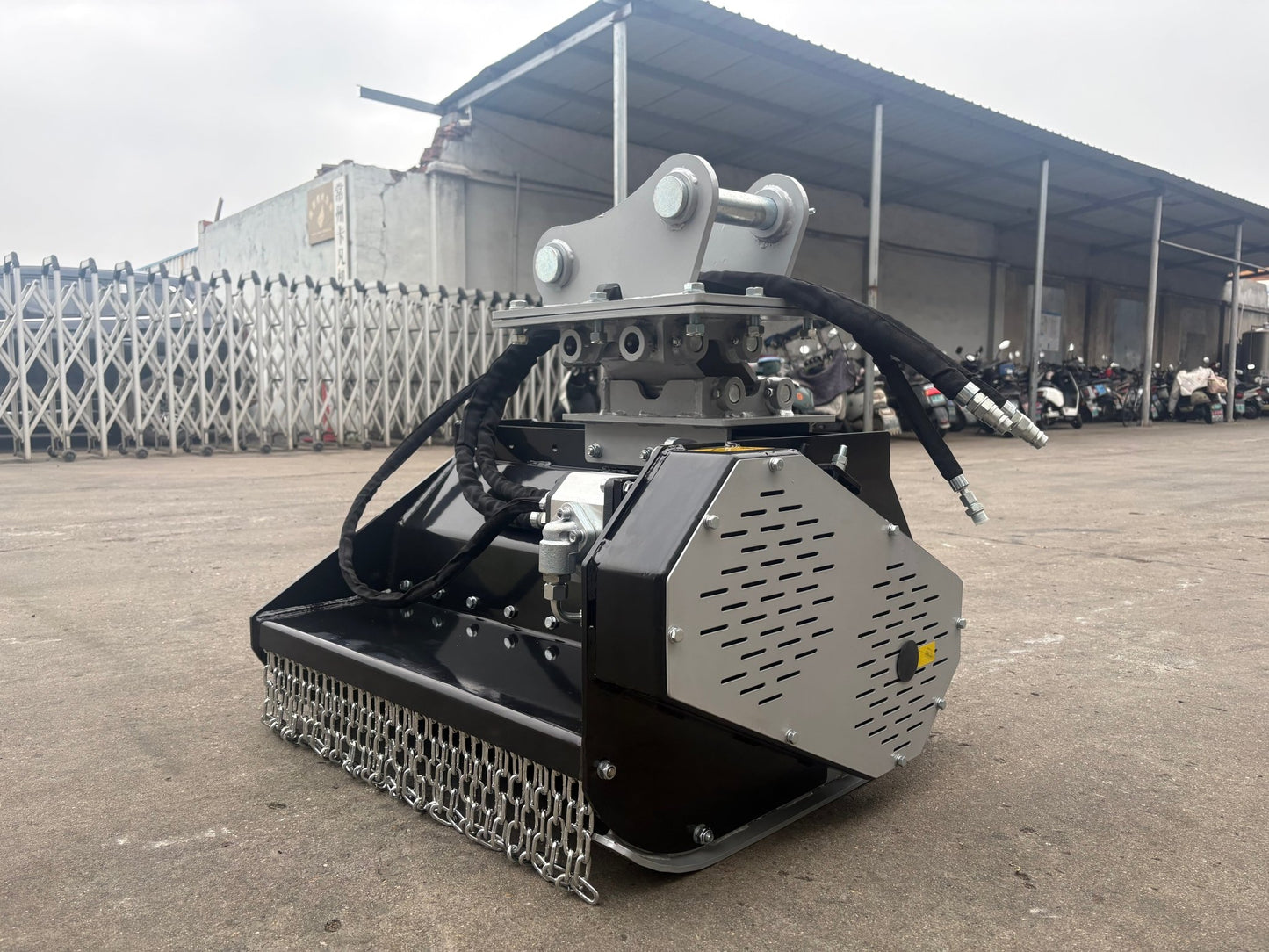 Excavator Flail Mower 800 mm (31.5 in) Heavy Duty for 5–8 Ton Excavators – HEFL80 - with | Sold by Uncle Wiener's Wholesale