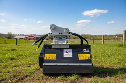 Excavator Flail Mower 800 mm (31.5 in) Heavy Duty for 5–8 Ton Excavators – HEFL80 - with | Sold by Uncle Wiener's Wholesale