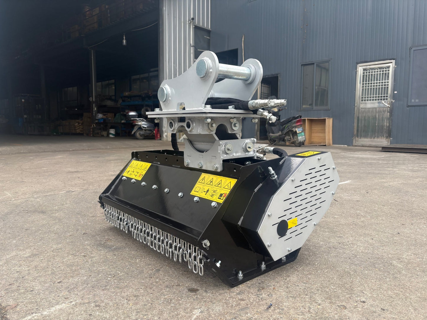 Excavator Flail Mower 800 mm Light Duty for 1–2 Ton Machines – HEMF80 - with | Sold by Uncle Wiener's Wholesale