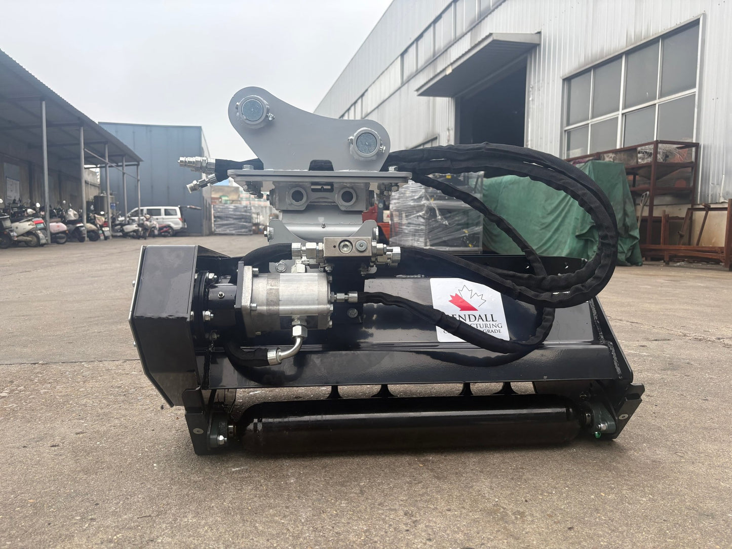 Excavator Flail Mower 800 mm Light Duty for 1–2 Ton Machines – HEMF80 - with | Sold by Uncle Wiener's Wholesale