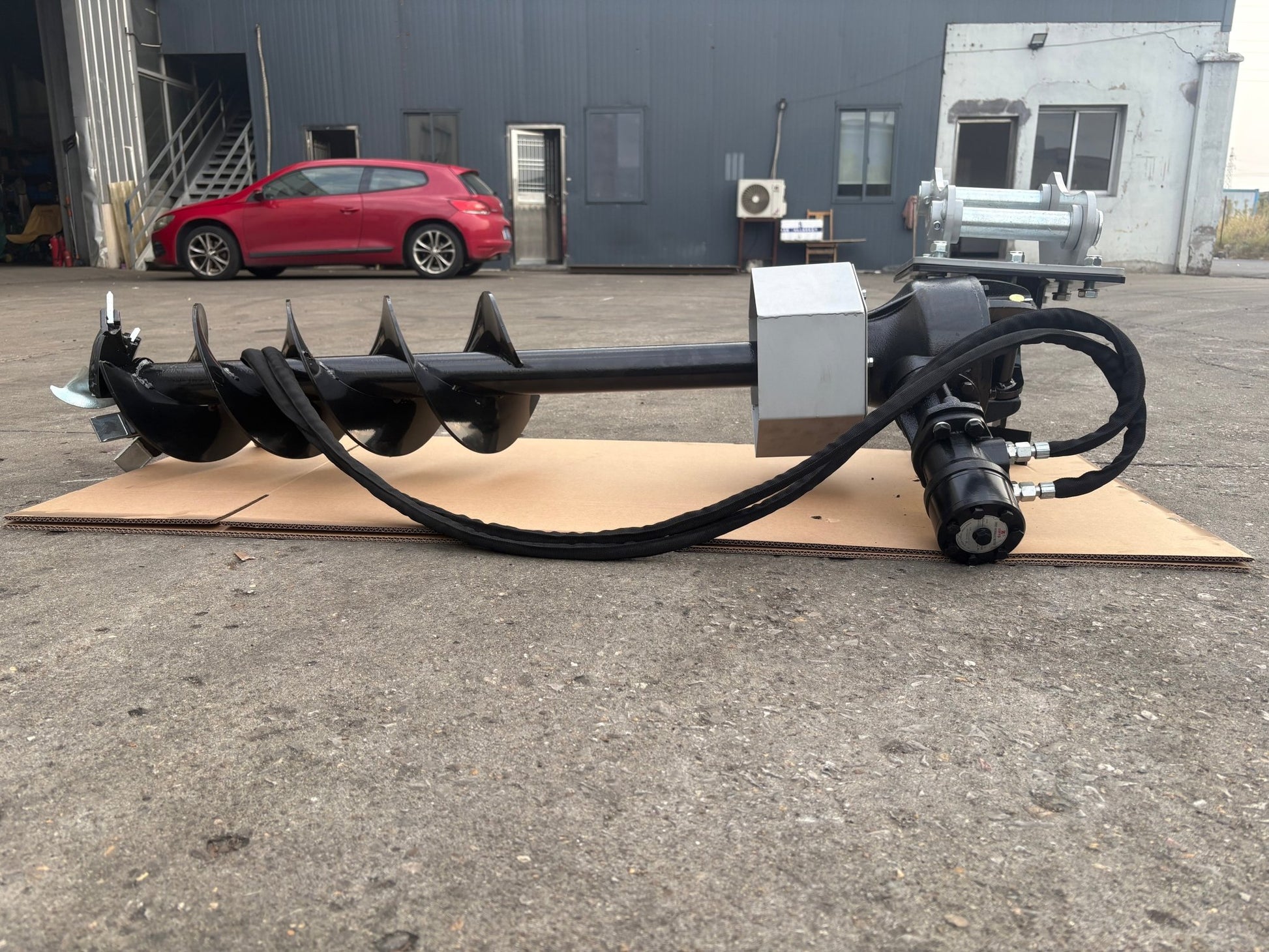 Excavator Post Hole Digger – Hydraulic 10″ Auger Attachment HEPD - with | Sold by Uncle Wiener's Wholesale