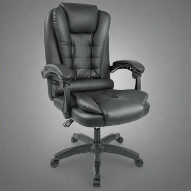 Executive Reclining Office Chair – Front View

AMPC21 PU Leather Gaming Chair – Reclined

Ergonomic High-Back Office Chair – Side Angle

Swivel Recliner Chair – Home Office Setup

Adjustable Office Chair – PU Leather with Padded Arms