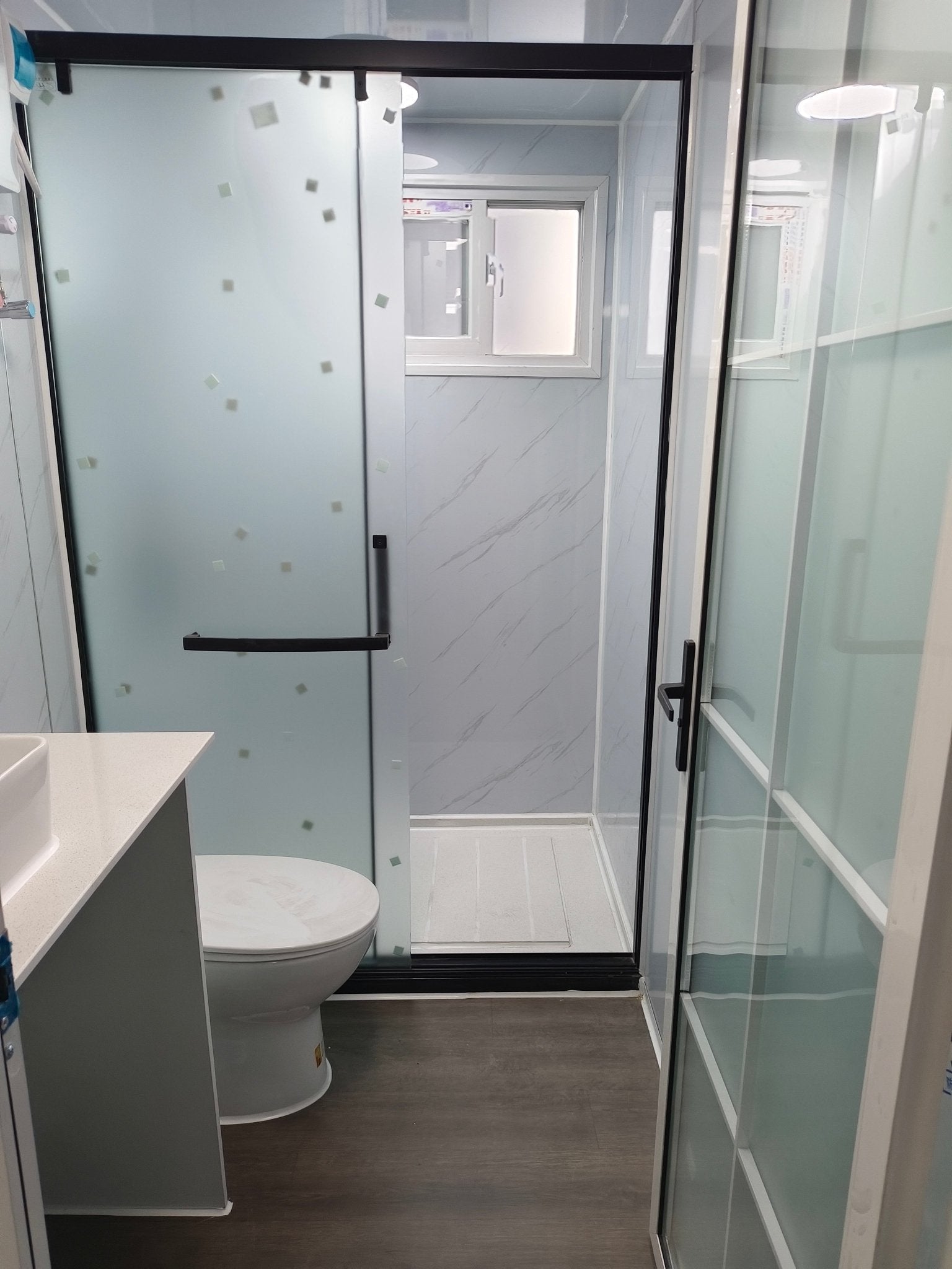 Expandable Container House 19.4 ft Modular Home 2 Bed 1 Bath Full Setup 110V 238931 - with | Sold by Uncle Wiener's Wholesale
