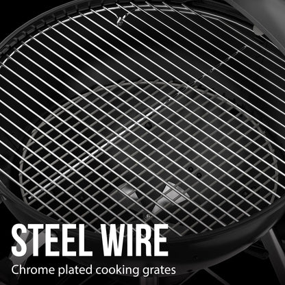 Expert Grill 22.5 Inch Charcoal Kettle Grill with 363 Sq. In. Cooking Area 44376299569 - with | Sold by Uncle Wiener's Wholesale