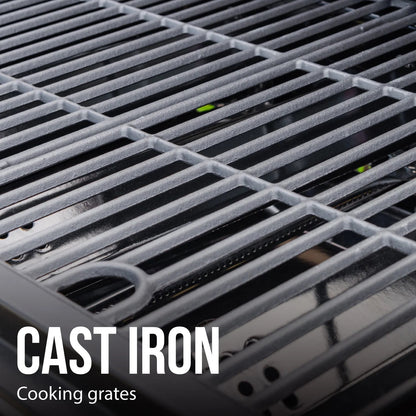 Expert Grill 4 - Burner Propane Gas Grill with Wheels and Side Burner, Blue 44376295479 - with | Sold by Uncle Wiener's Wholesale
