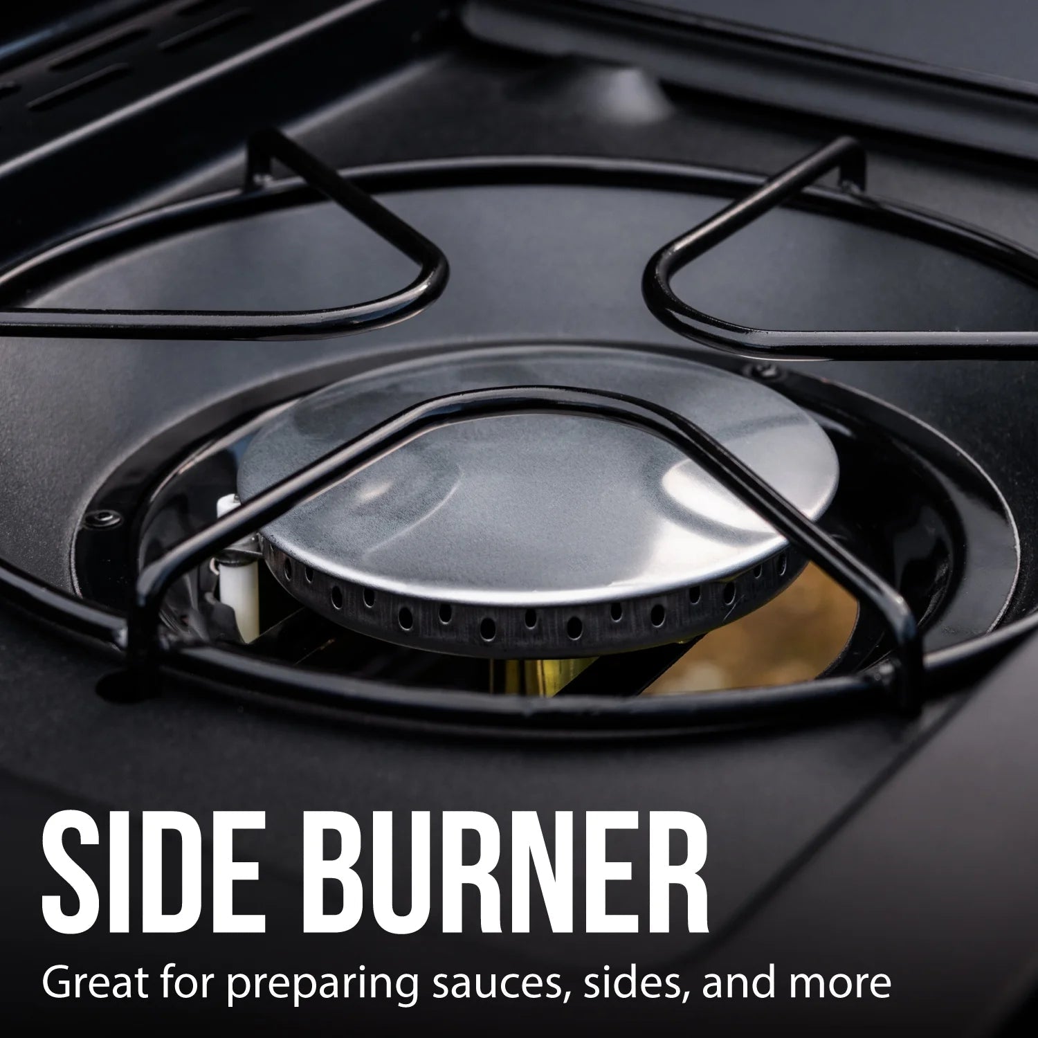 Expert Grill 4 - Burner Propane Gas Grill with Wheels and Side Burner, Blue 44376295479 - with | Sold by Uncle Wiener's Wholesale