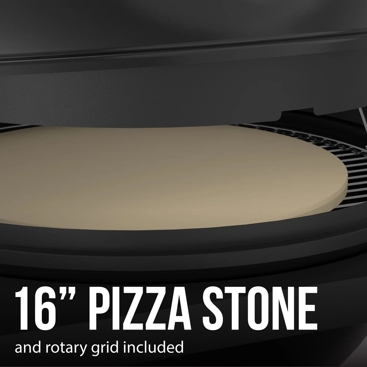 Expert Grill Kettle Charcoal Grill Cart with Pizza Stone and Warming Rack 22.5 Inch 44376299576 - with | Sold by Uncle Wiener's Wholesale