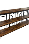 Extra‑Long Industrial Console Table 70.9″ W × 13.4″ D – Narrow 3‑Tier Sofa Table K2507 - with | Sold by Uncle Wiener's Wholesale