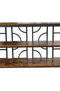 Extra‑Long Industrial Console Table 70.9″ W × 13.4″ D – Narrow 3‑Tier Sofa Table K2507 - with | Sold by Uncle Wiener's Wholesale