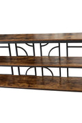 Extra‑Long Industrial Console Table 70.9″ W × 13.4″ D – Narrow 3‑Tier Sofa Table K2507 - with | Sold by Uncle Wiener's Wholesale