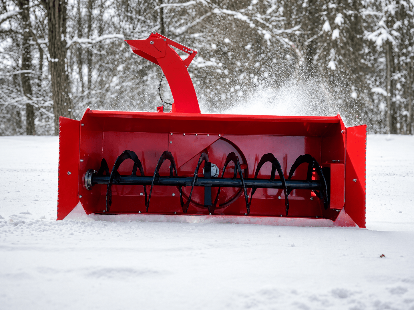 Extreme - Duty Skid Steer Snow Blower Attachment – Hydraulic 72" & 84" Models for Heavy Snow Removal - Skid Steer Attachments with 72" MODEL | Sold by Uncle Wiener's Wholesale