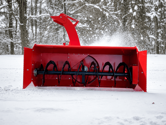 Extreme - Duty Skid Steer Snow Blower Attachment – Hydraulic 72" & 84" Models for Heavy Snow Removal - Skid Steer Attachments with 72" MODEL | Sold by Uncle Wiener's Wholesale