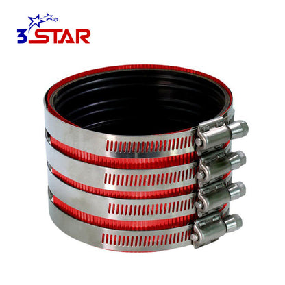 Stainless Steel No Hub Pipe Clamps Heavy Duty Coupling Clamps (1.5"/2"/3") SHC01