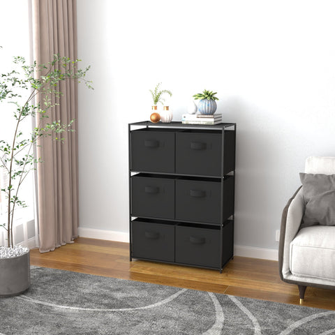 Fabric Storage Dressers & Towers – 3 - Drawer, 4 - Drawer Narrow & Wide Organizers with Steel Frame & Fabric Bins - with 4 - Drawer Storage Rack / Fabric Dresser | Sold by Uncle Wiener's Wholesale