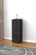Fabric Storage Dressers & Towers – 3 - Drawer, 4 - Drawer Narrow & Wide Organizers with Steel Frame & Fabric Bins - with 3 - Drawer Fabric Storage Tower | Sold by Uncle Wiener's Wholesale